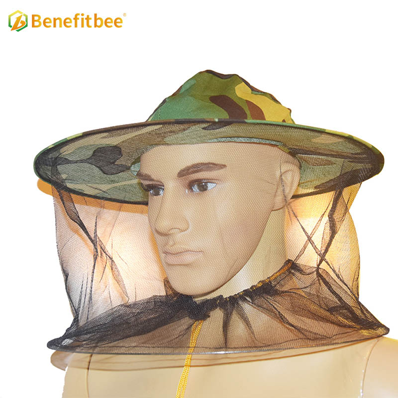 Protective beekeeping tools green bee hat veil