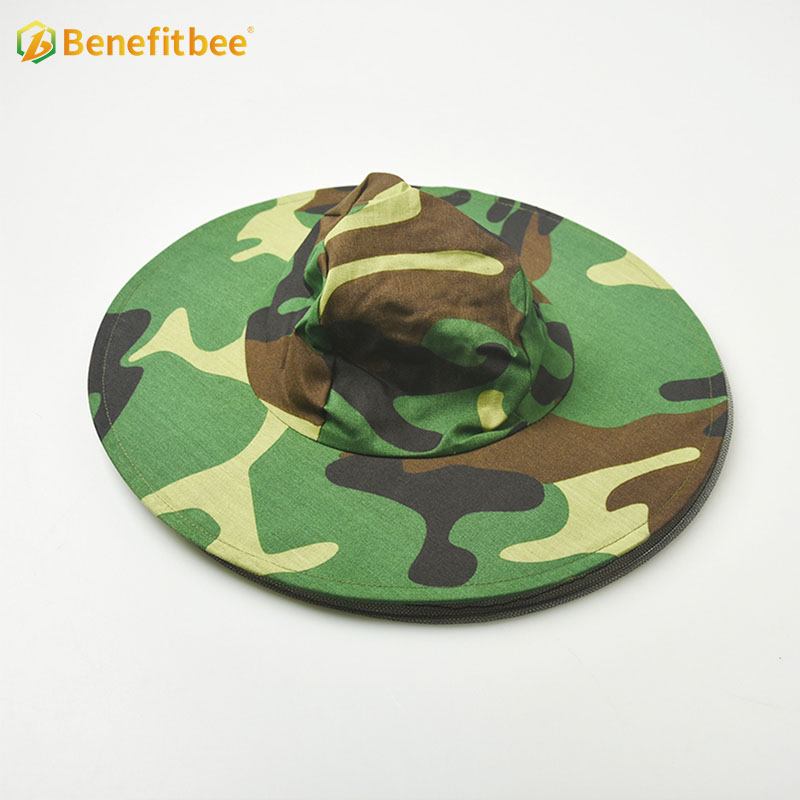 Protective beekeeping tools green bee hat veil