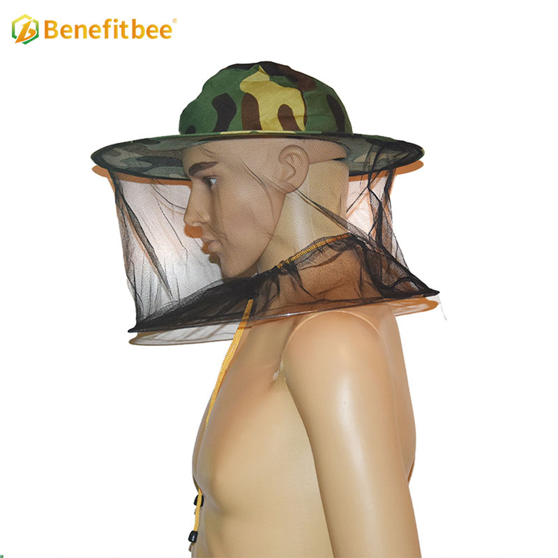 Protective beekeeping tools green bee hat veil