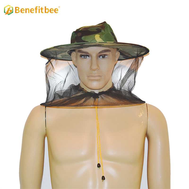 Protective beekeeping tools green bee hat veil