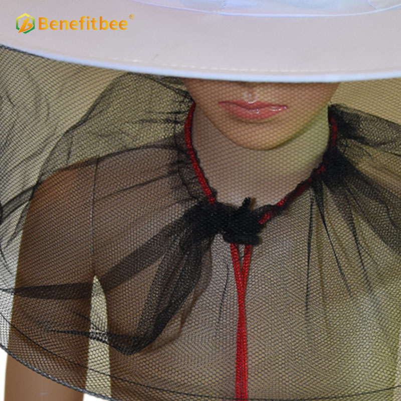 Trajes de apicultura, sombrero protector de cara completa, sombrero de apicultura de fibra de abeja
