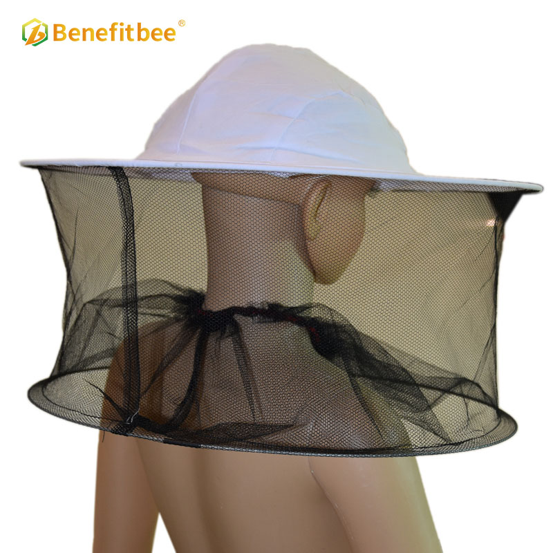 Trajes de apicultura, sombrero protector de cara completa, sombrero de apicultura de fibra de abeja
