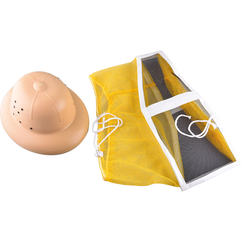 Beekeeper protection tools square bee veil bee hat without helmet
