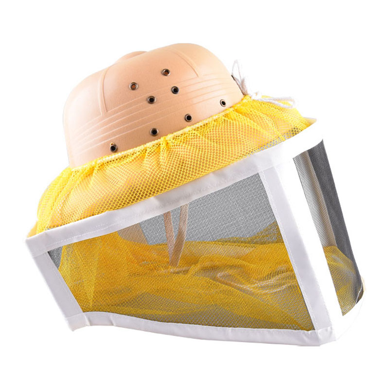 Herramientas de protección para apicultor, velo cuadrado para abejas, sombrero de abeja sin casco