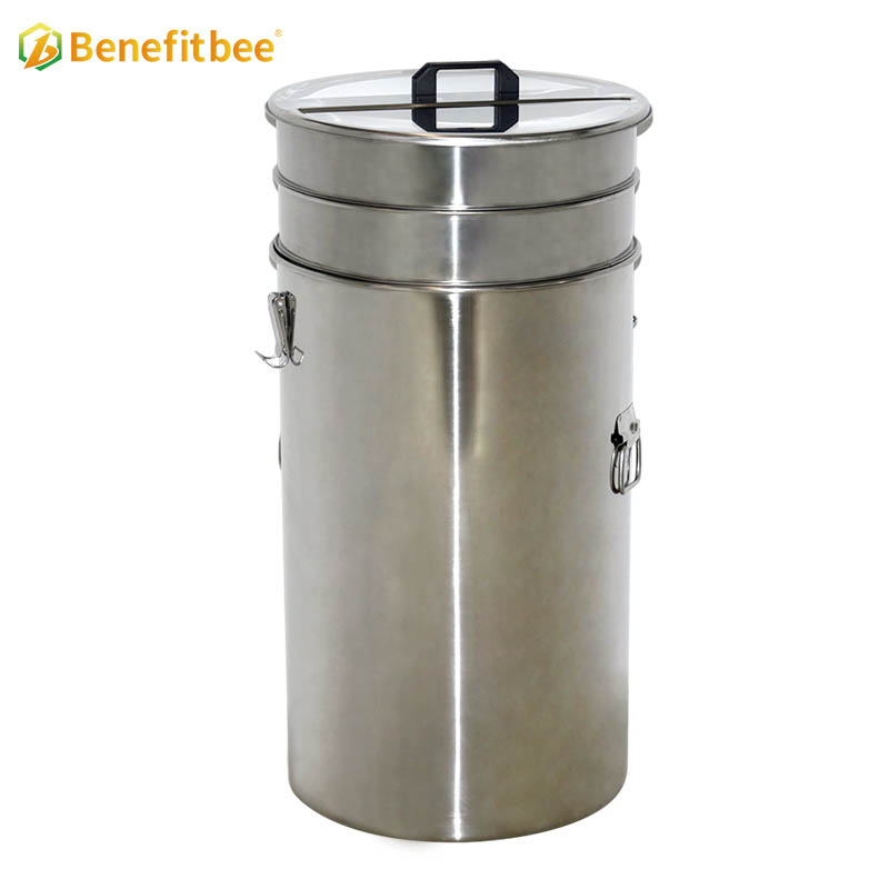 Beekeeping equitment double layer filter 304 Stainless Steel honey tanks honey pail