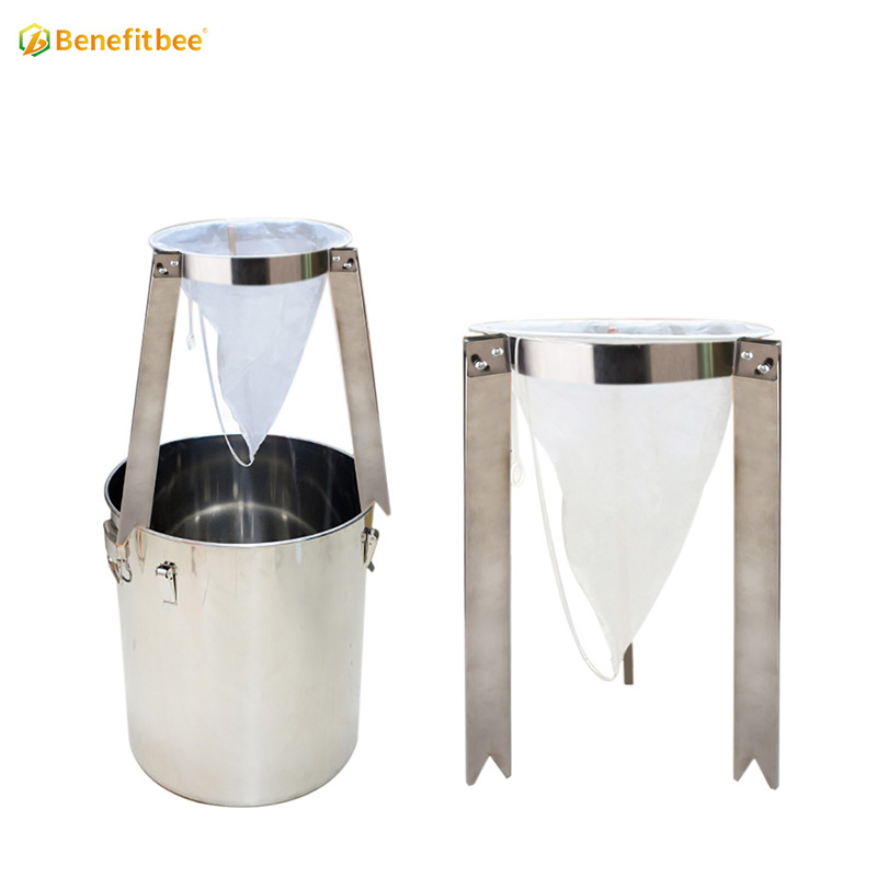 Stainless Steel honey filtering stand honey strainer stand