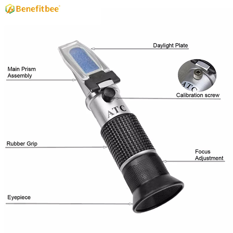 Beekeeping honey testing machine brix Honey Refractometer