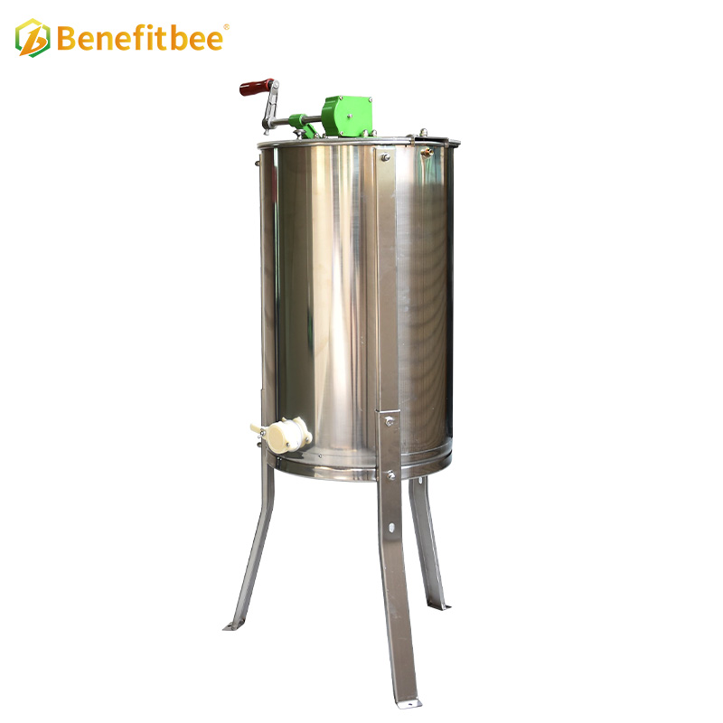 Beekeeping 2 frames manual brake honey extractor