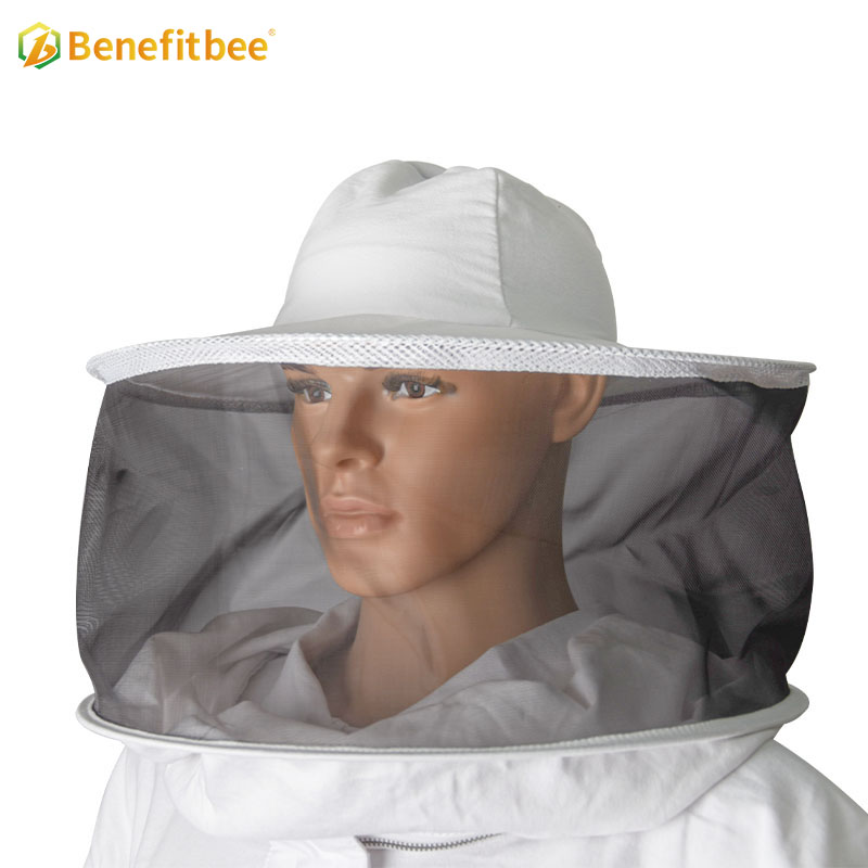 La fábrica suministra la chaqueta encapuchada de la abeja de la ropa de la protección del traje de la apicultura de la bata del algodón
