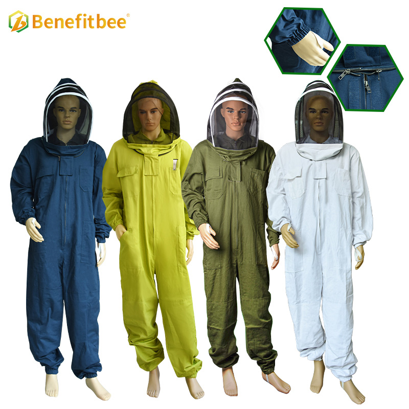 European astronaut hat overall colours bee beekeeping suit