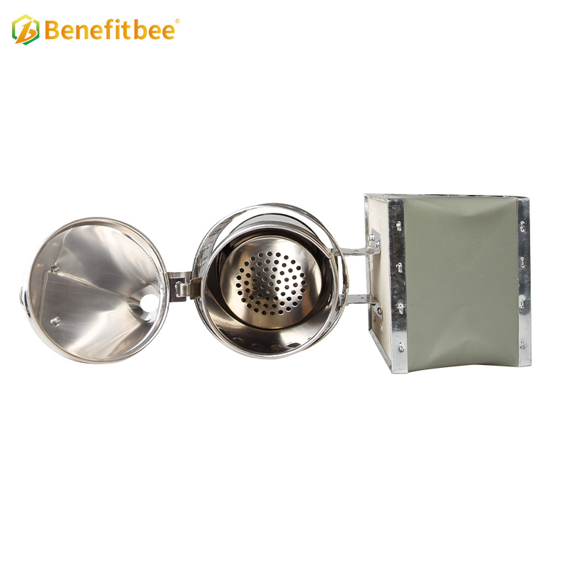 New type beekeeping tools European style Stainless Steel bee smoker