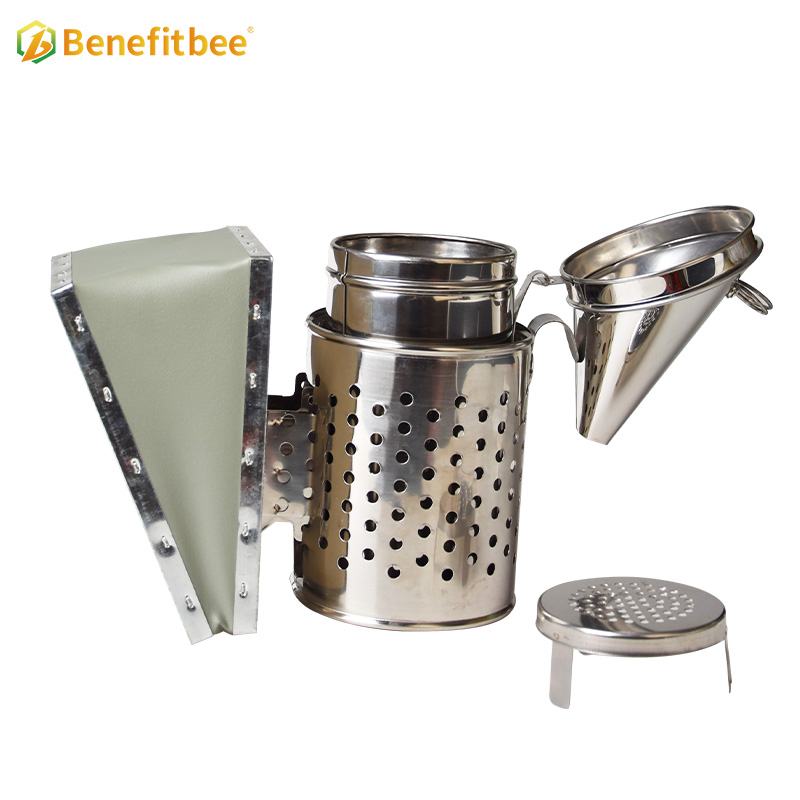 New type beekeeping tools European style Stainless Steel bee smoker