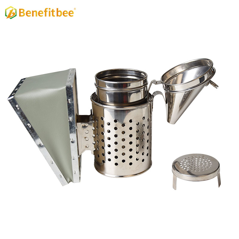 New type beekeeping tools European style Stainless Steel bee smoker