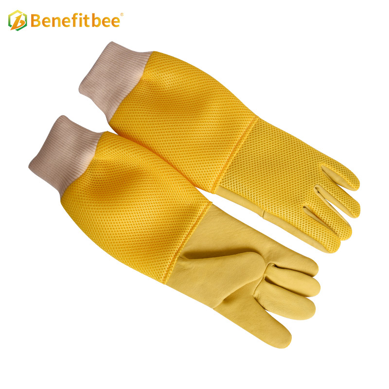 Beekeeping protection goatskin bee keeper gloves