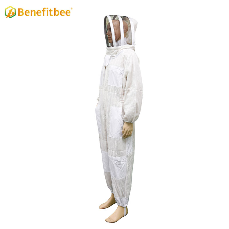 Professional Bee Suit Protective Clothing 3 Layer Mesh Beekeeper Suit