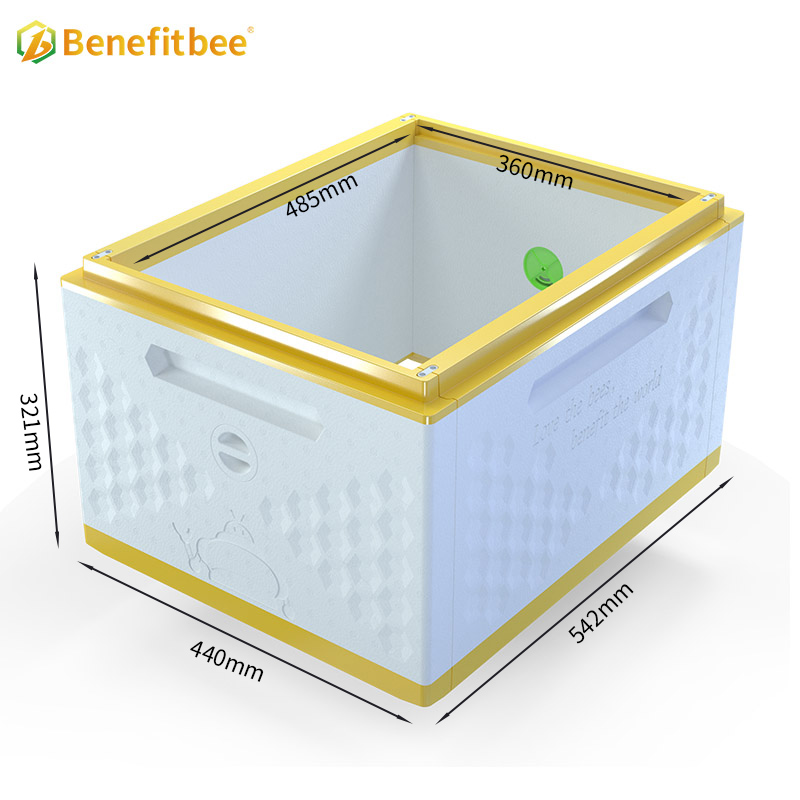 Customizable plastic bee hive body box