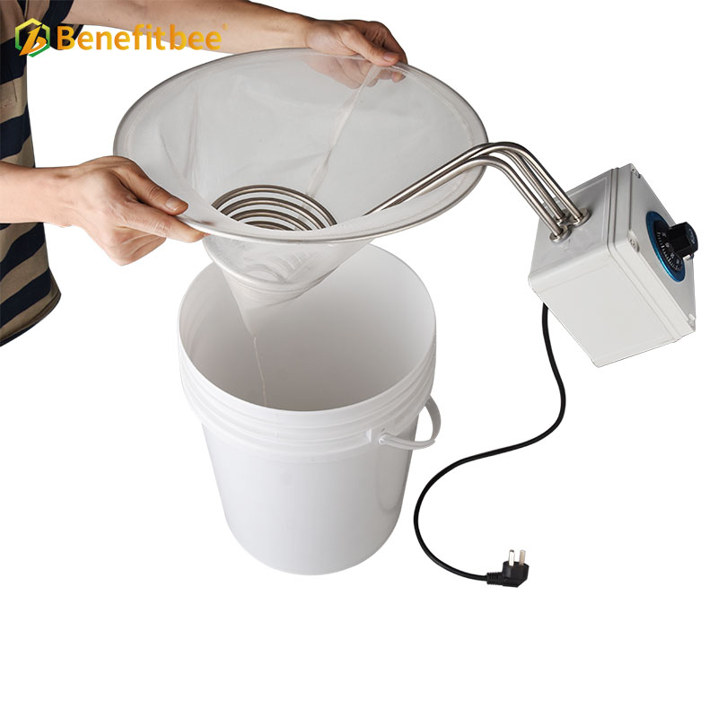 Honey strainer heater honey filter heater