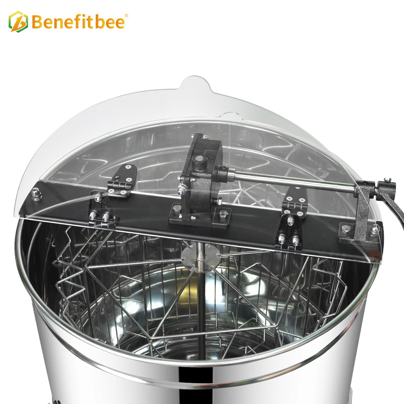 Manual Honey Extractor 6 Frame Stainless Steel Honeycomb Extractor