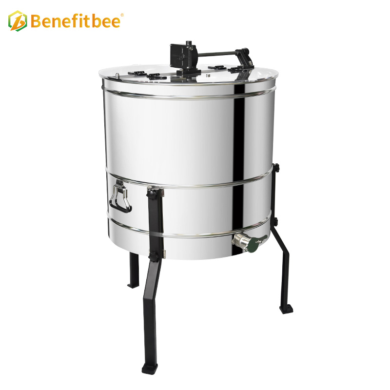 Manual Honey Extractor 6 Frame Stainless Steel Honeycomb Extractor
