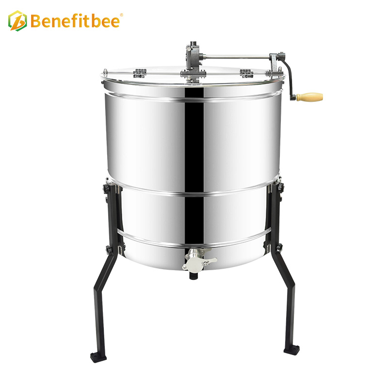 Manual Honey Extractor 6 Frame Stainless Steel Honeycomb Extractor