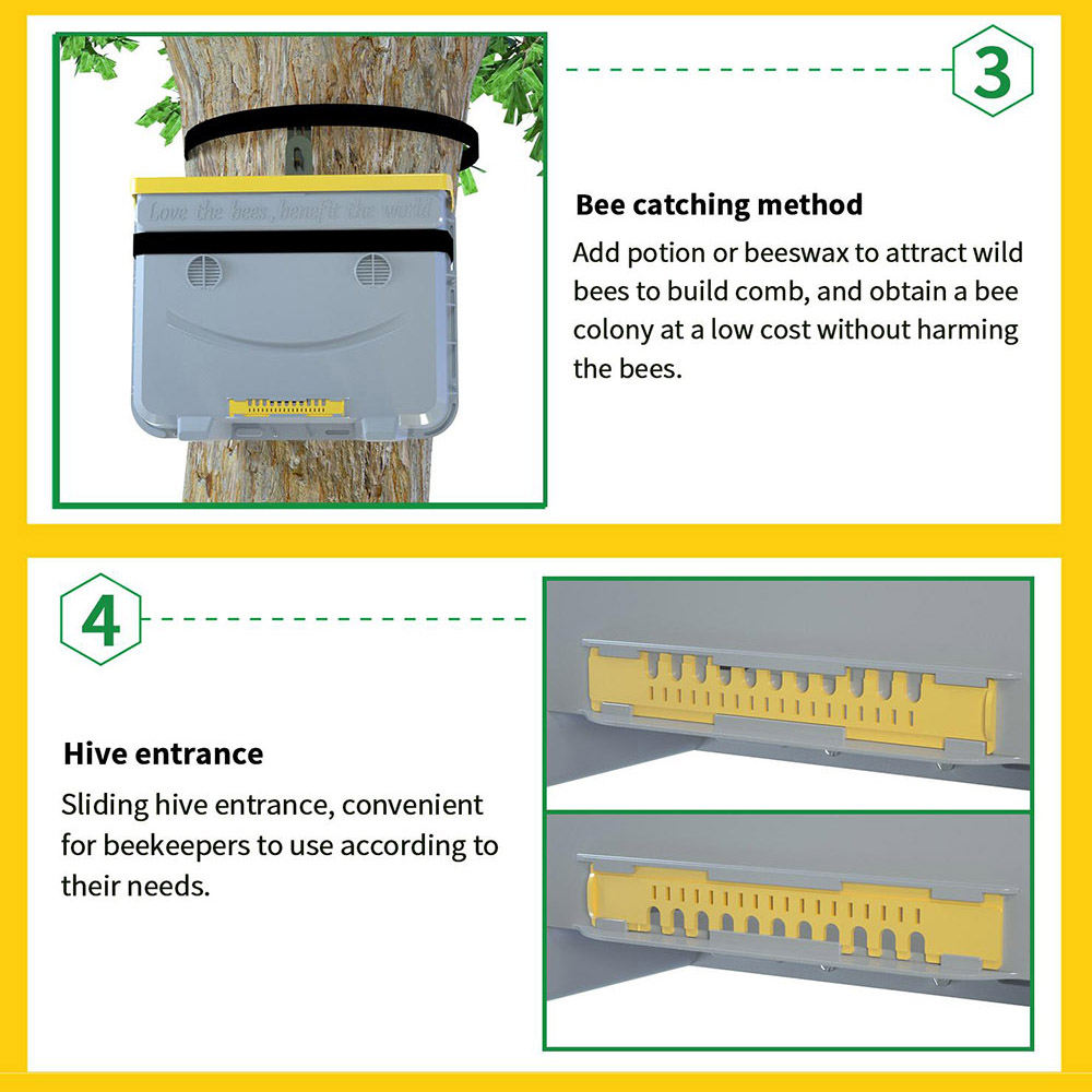 Beekeeping Swarm Control Swarm Trap Box Langstroth Bee Hive