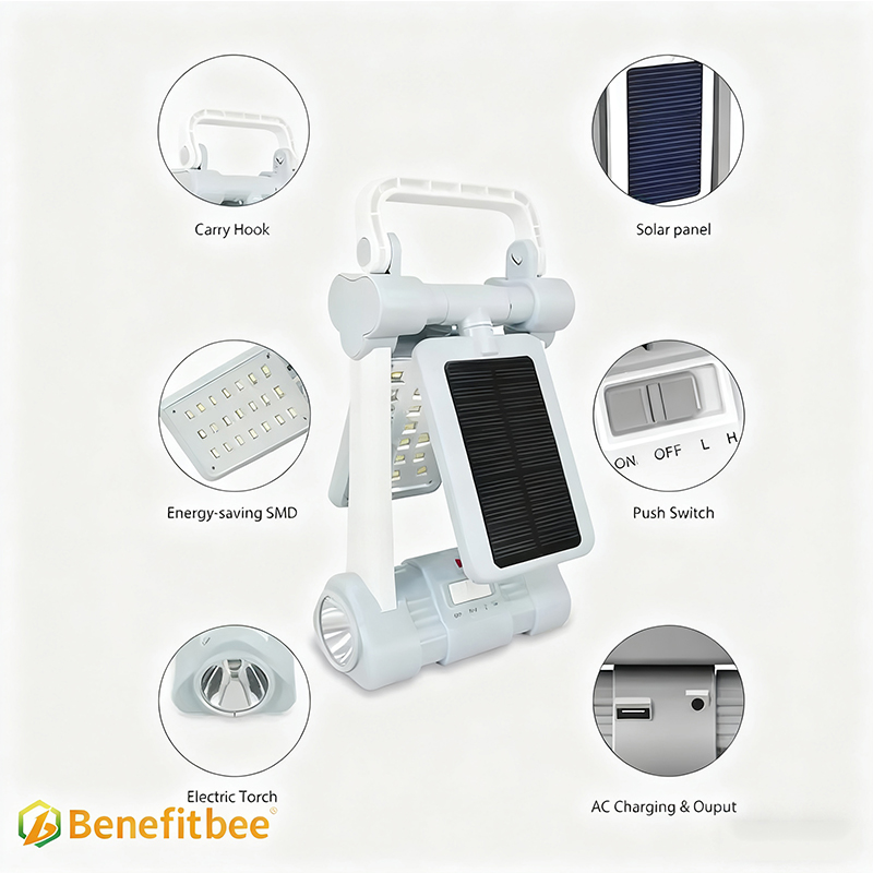 Solar Powered Garden Wall Lights Outdoor Lighting Waterproof for Beekeeping Beekeeper