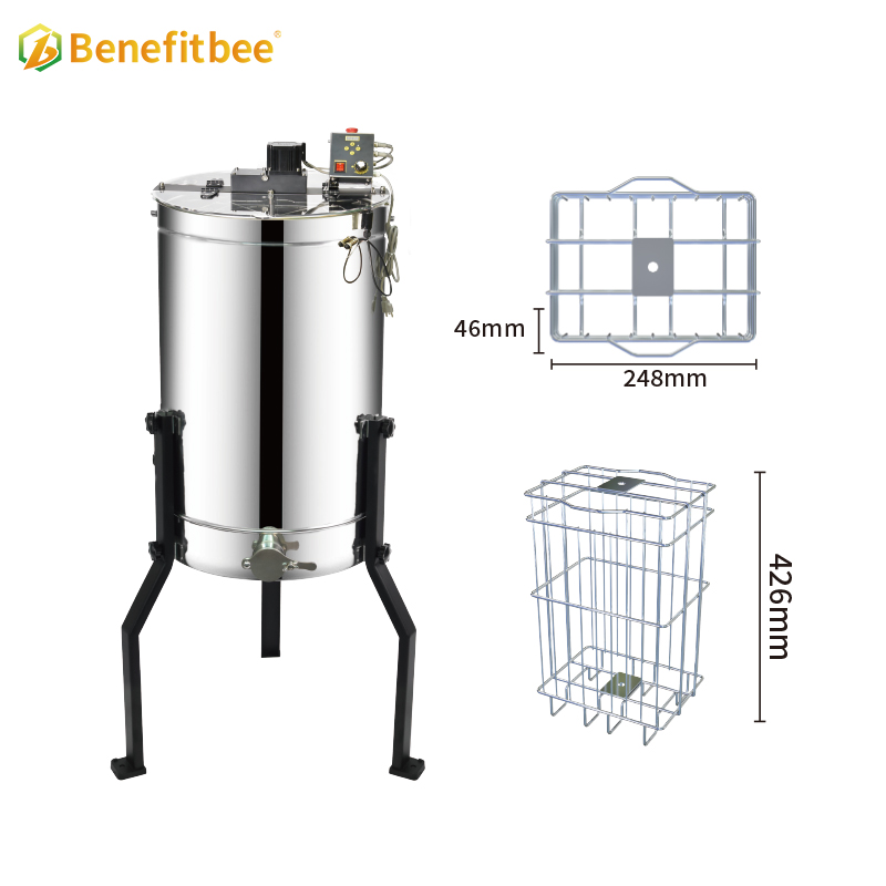Electric Honey Extractor 2 Frame Beekeeping Extractor Equipment Apiary Centrifuge Extraction Equipment