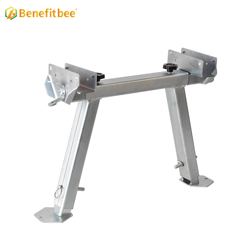 Beekeeping Beehive Stand Adjustable Height Iron Coating Hive Support Base