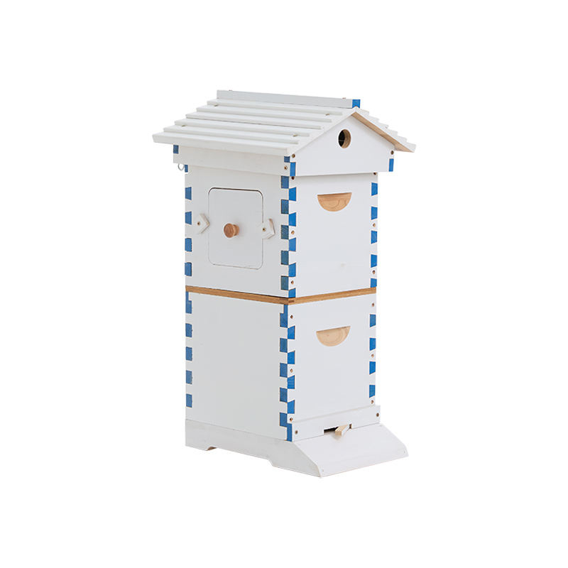 Flows Bee Hive Mini Bee Hive with 4 Pcs Starter Kit 6-Frames Complete Beehive Kit