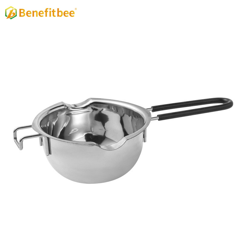 Beekeeping Wax Boiler Pot With Heat Resistant Handle for Melting Cheese Candy and Candle Making